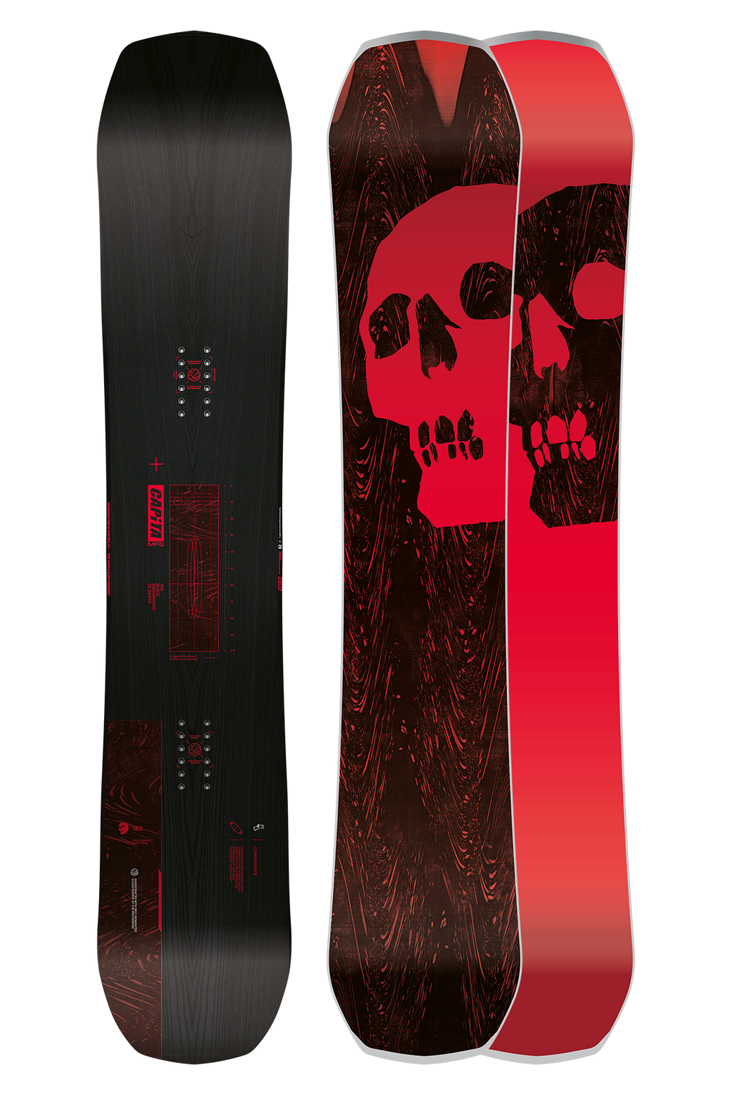 THE BLACK SNOWBOARD OF DEATH