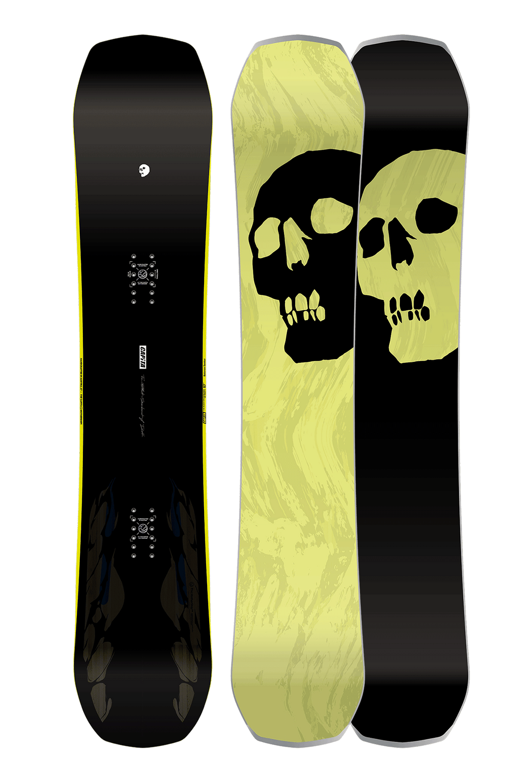 THE BLACK SNOWBOARD OF DEATH