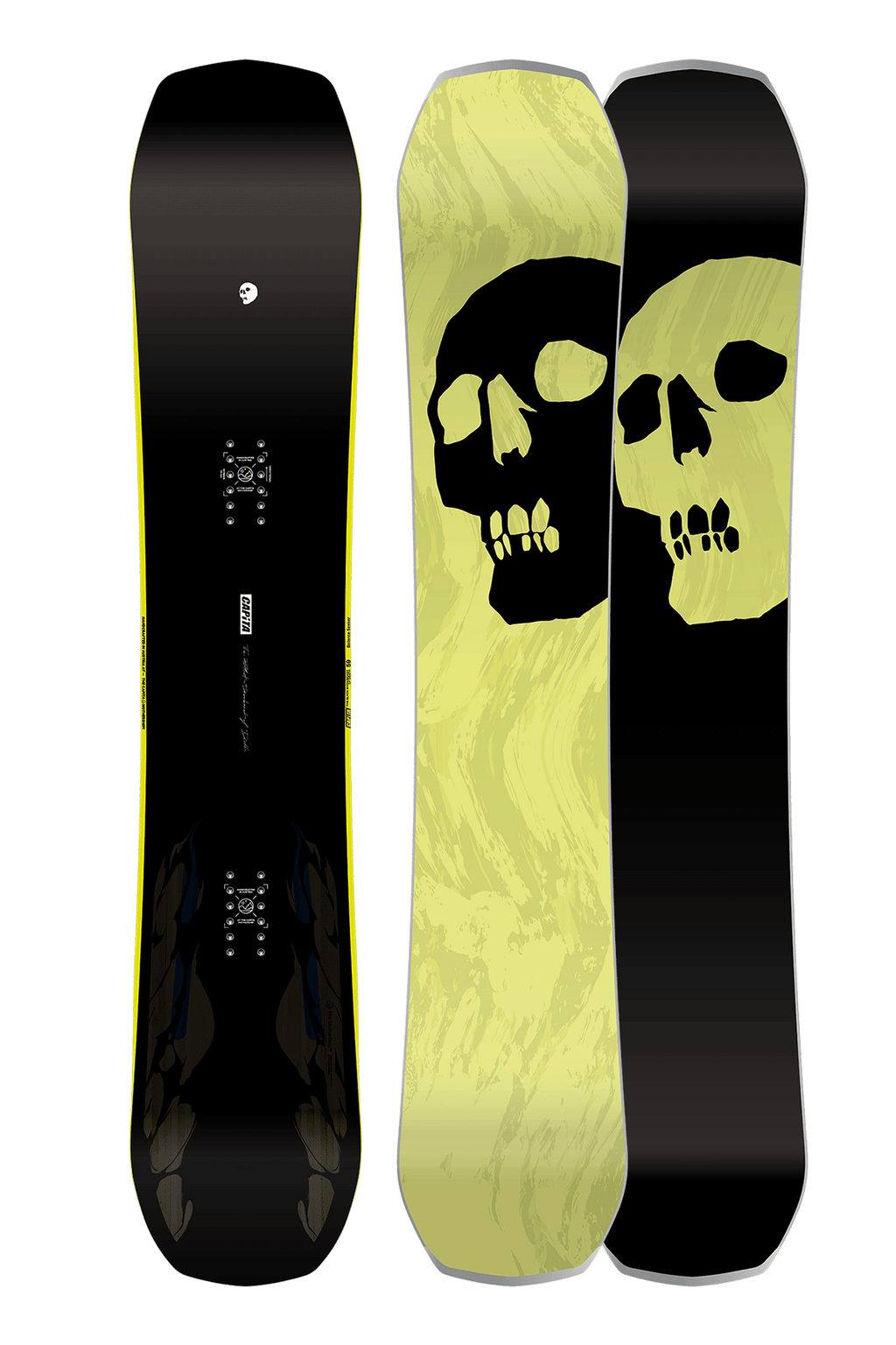 THE BLACK SNOWBOARD OF DEATH