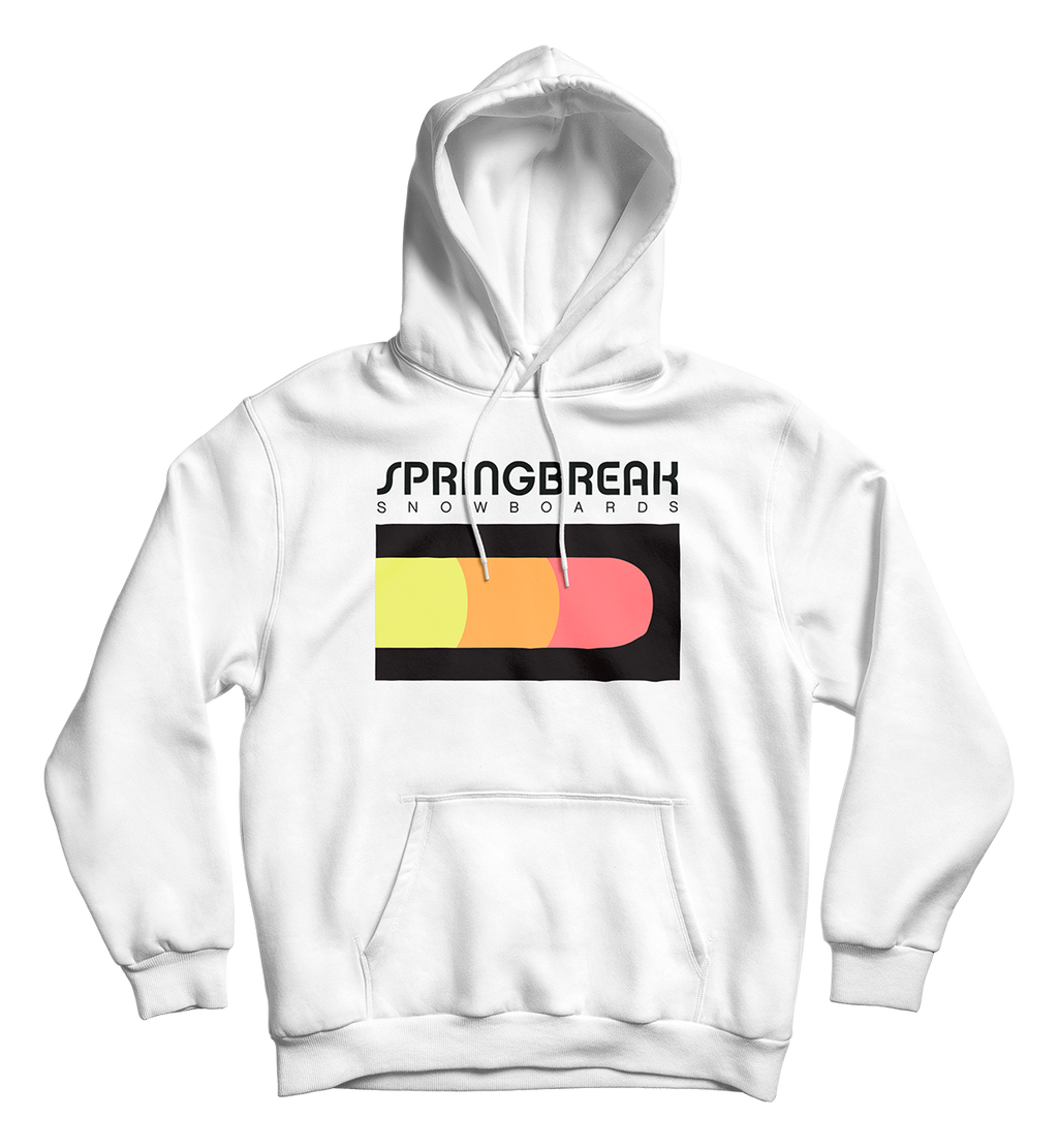 White sales snowboard hoodie